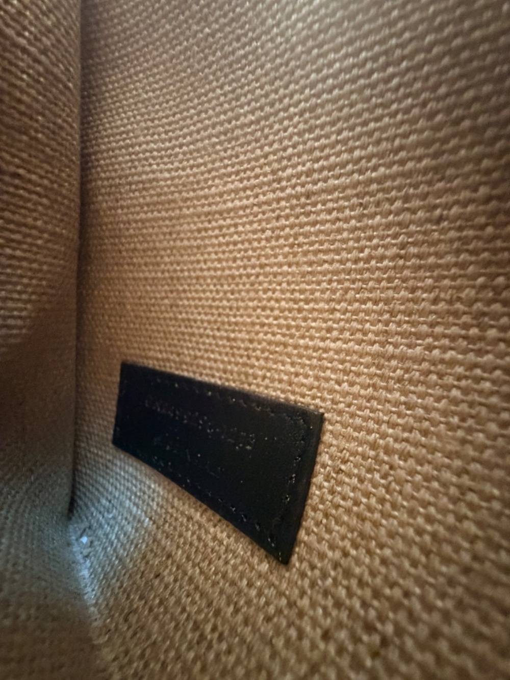 Saint Laurent Rive Gauche Linen Tote Bag Size L - Picture 7 of 15